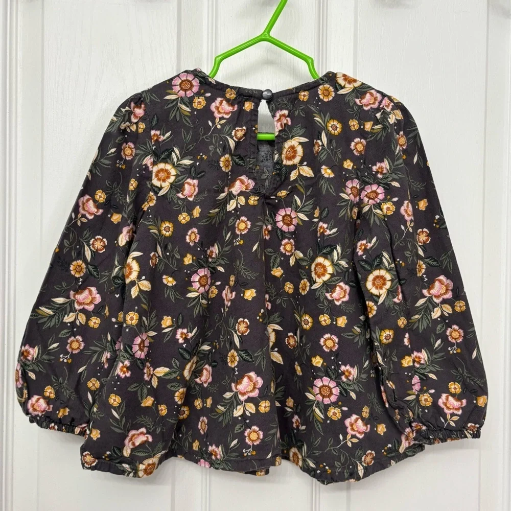 Floral Long Sleeve Top | Old Navy 5T